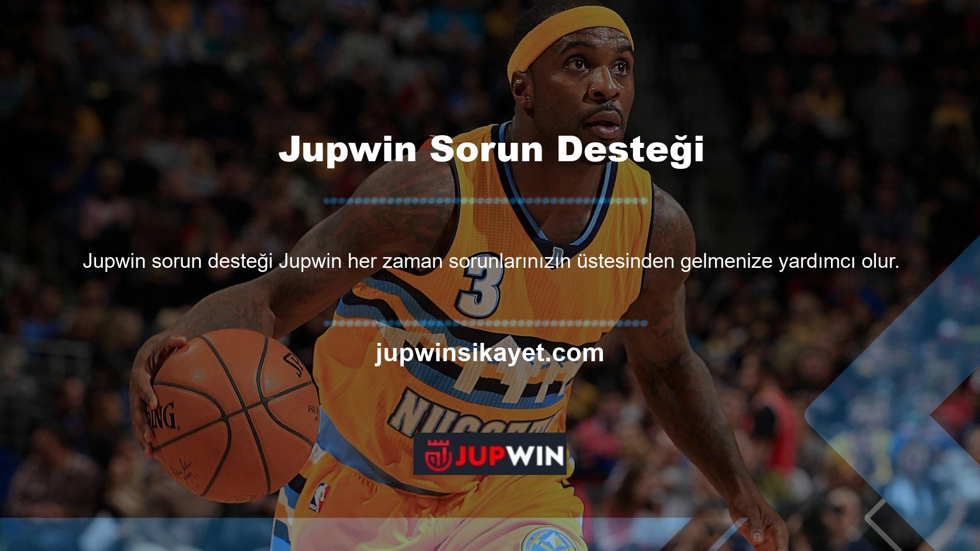 Jupwin için yeni bir giriş adresi oluşturulduğunda yalnızca site adı değişecektir